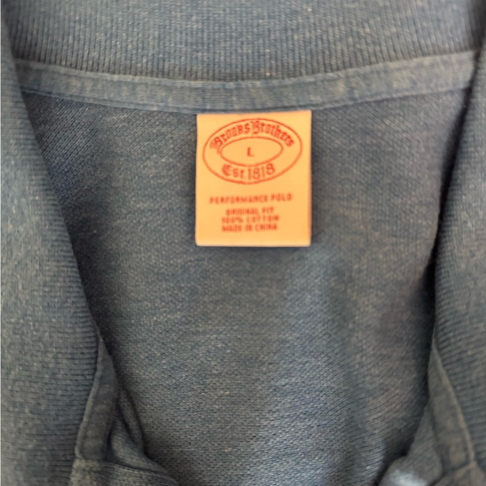 Brooks Brothers Classic Blue Polo Shirt - Picture 2 of 2